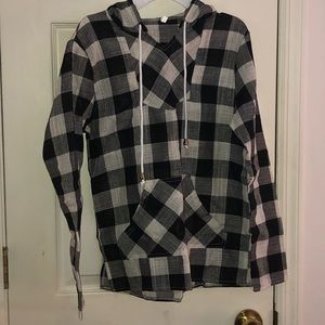 Flannel Hoodie